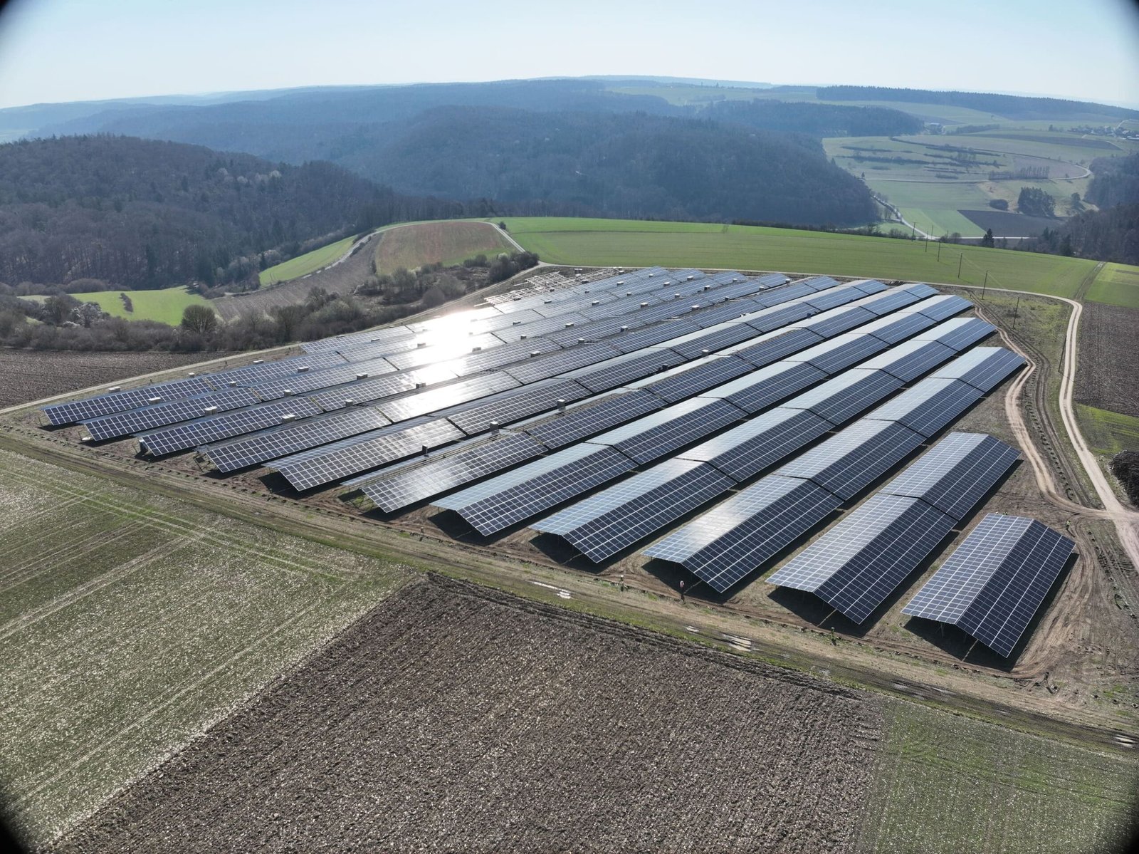 Referenzaufnahme eines WIRSOL-Solarparks